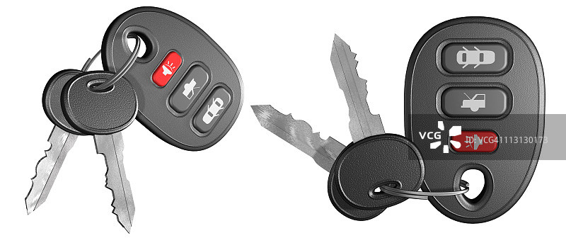 汽车钥匙链（3D）图片素材