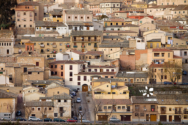 西班牙托莱多城市景观图片素材