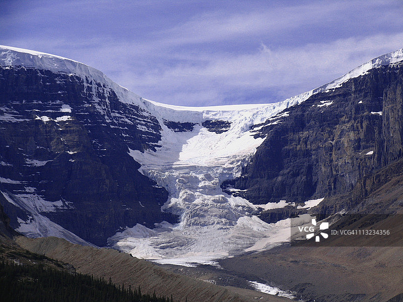 加拿大圆顶冰川图片素材