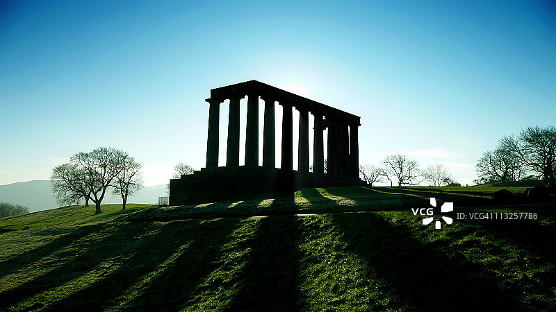 清晨的阴影图片素材