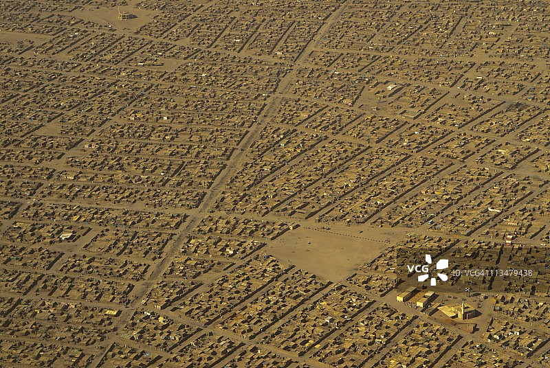 非洲苏丹喀土穆航拍图片素材