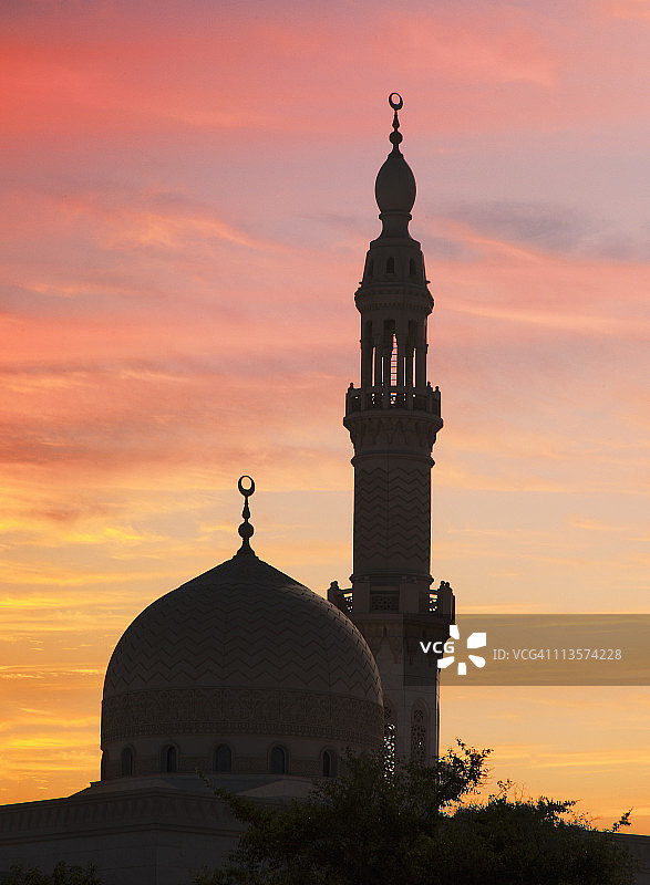 迪拜朱美拉清真寺图片素材