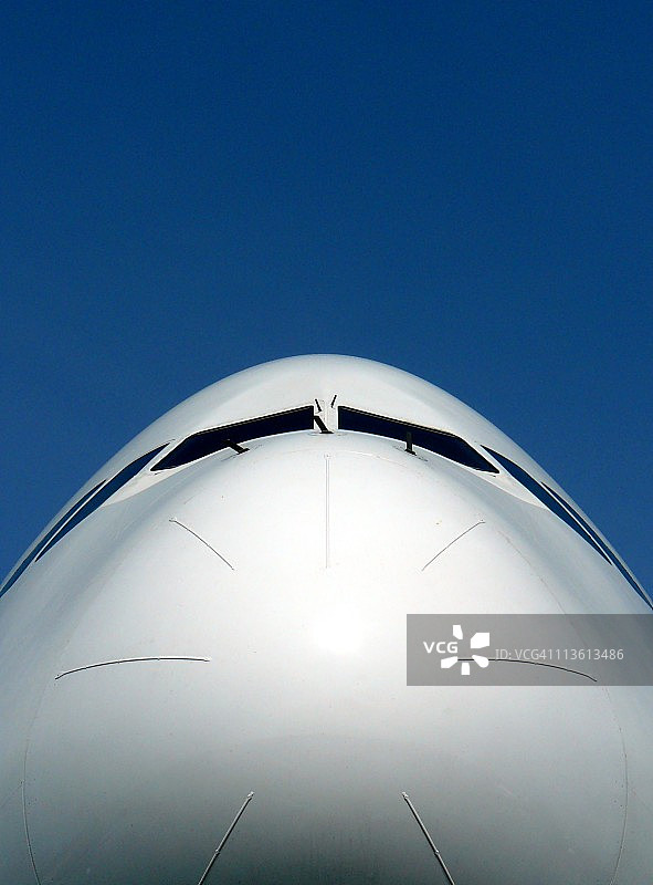 空客A380飞机，2008年新加坡航展图片素材