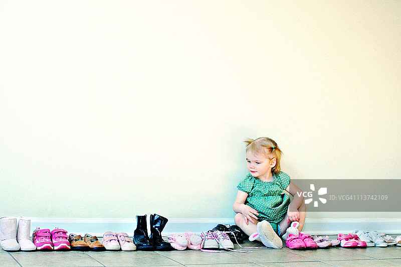 各种各样的鞋子选择图片素材