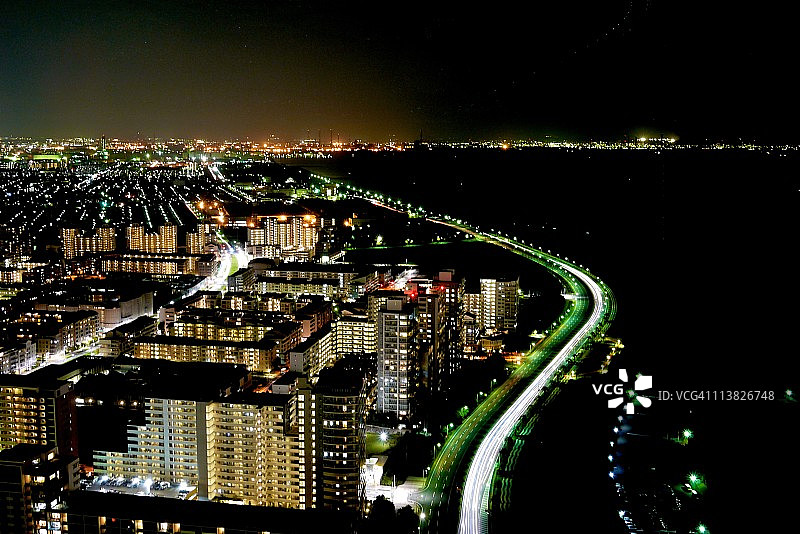 幕张夜景图片素材