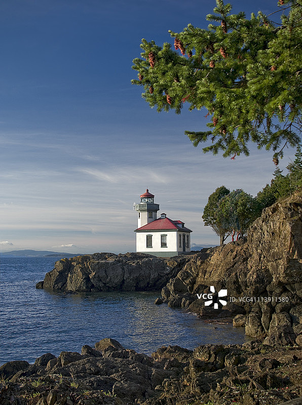 石灰窑灯塔图片素材