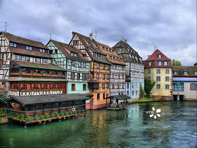 斯特拉斯堡小法兰西区图片素材