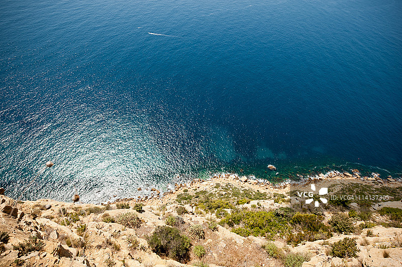 卡西斯，克雷特之路的悬崖图片素材