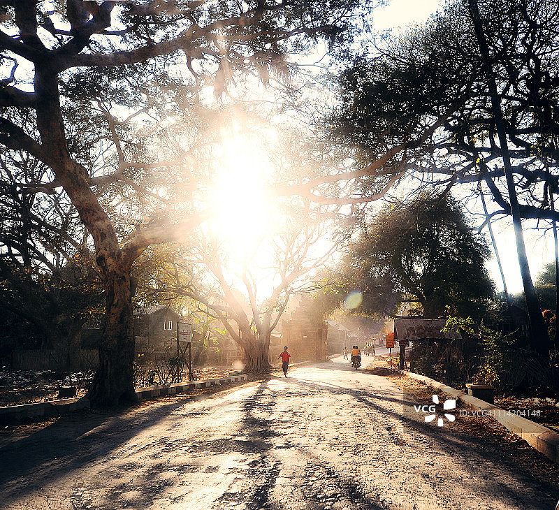 缅甸的阳光图片素材