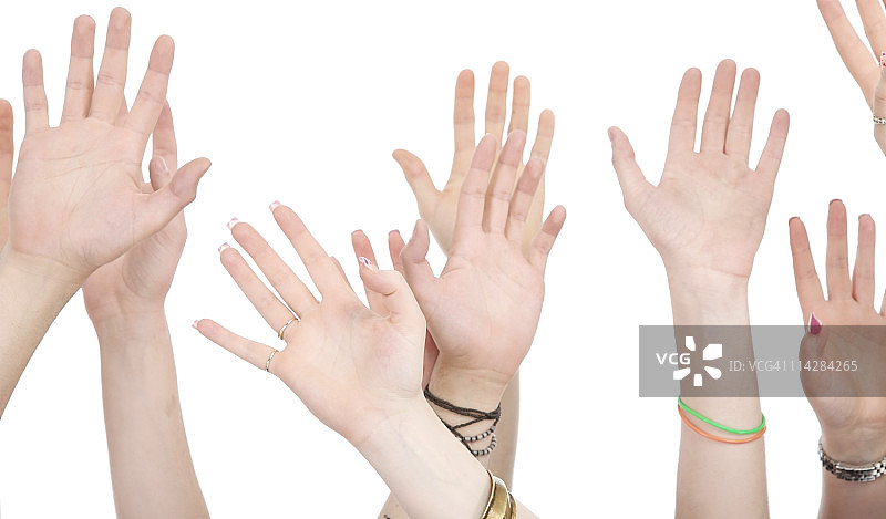 举起双手图片素材