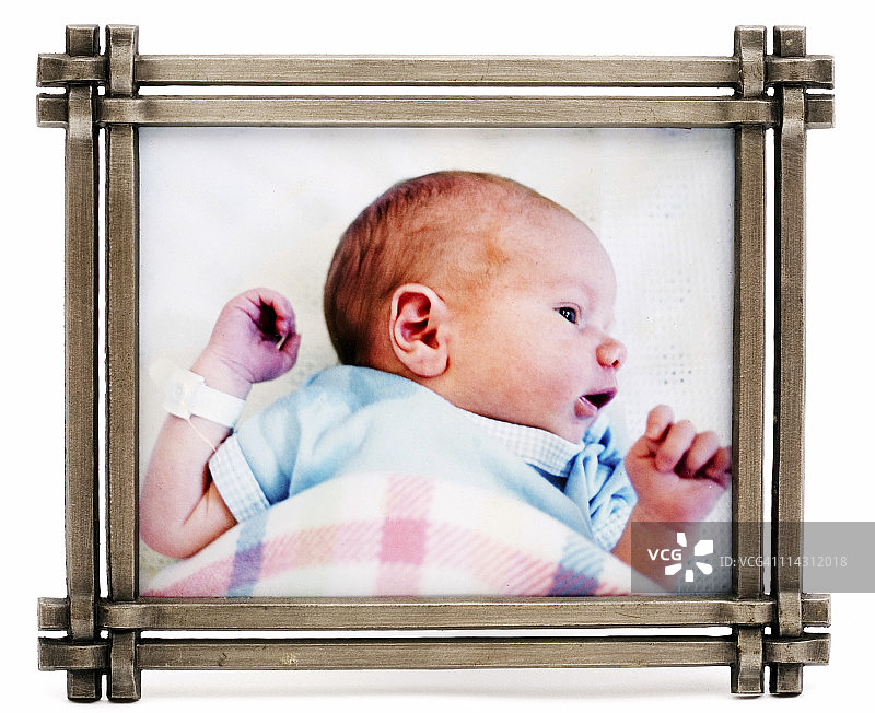 相框婴儿照片图片素材