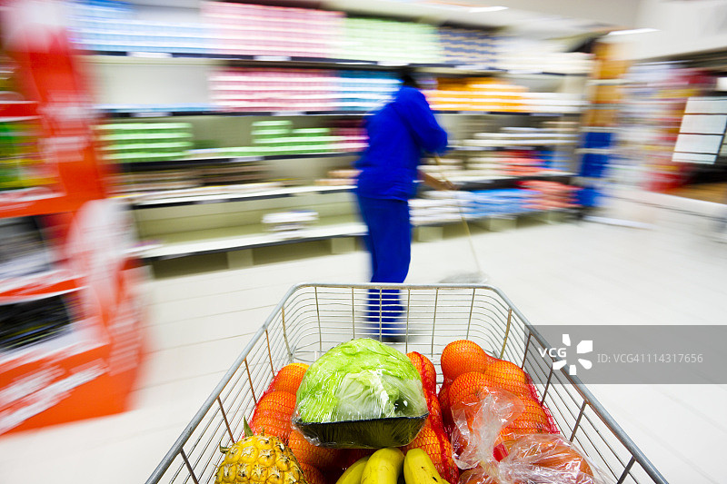 超市清洁员图片素材