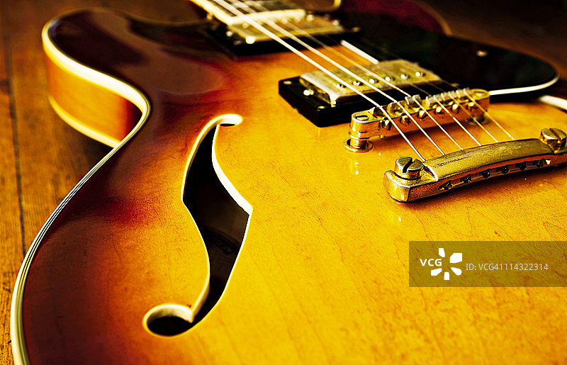 爵士布鲁斯吉他图片素材