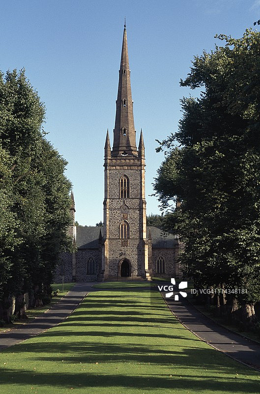 爱尔兰希尔斯伯勒教堂图片素材