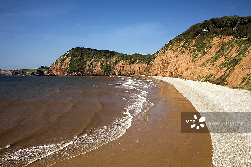 英国德文郡西德茅斯图片素材