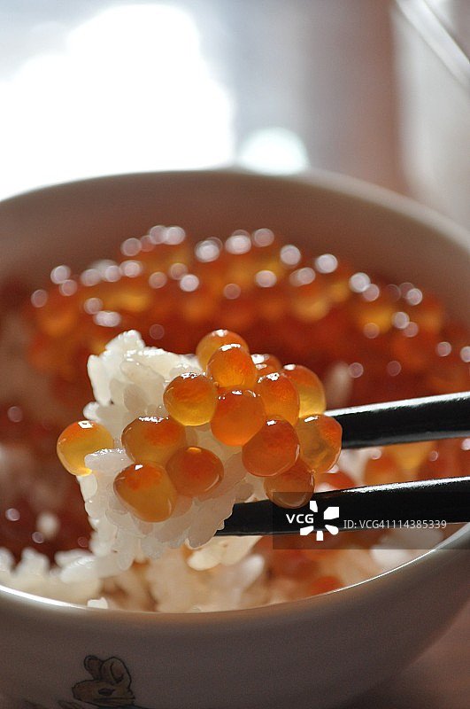 三文鱼鱼子酱图片素材