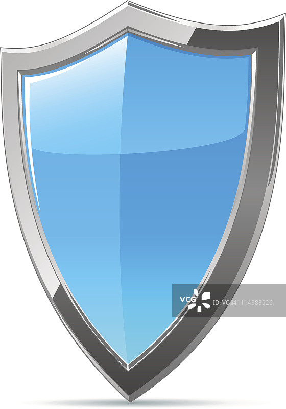 蓝色盾牌图片素材