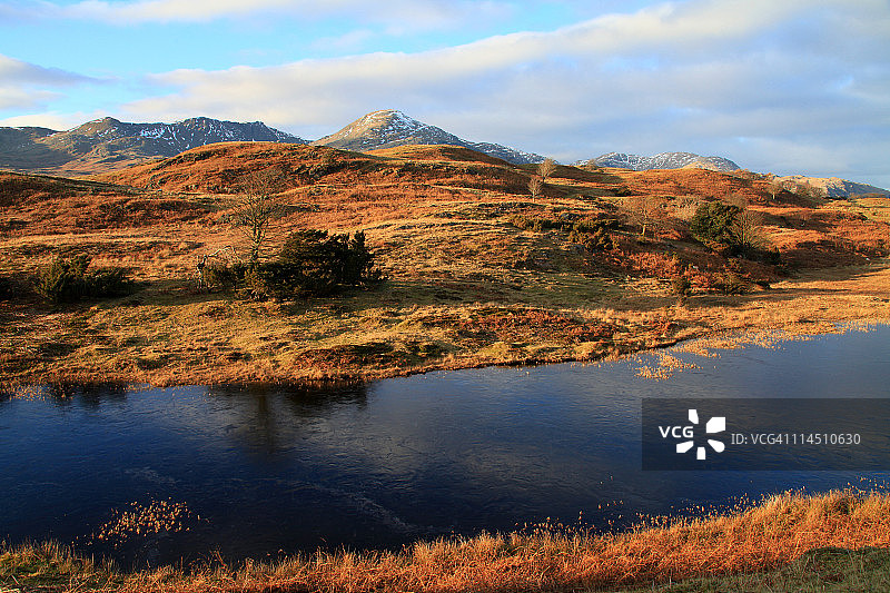 长苔藓湖图片素材