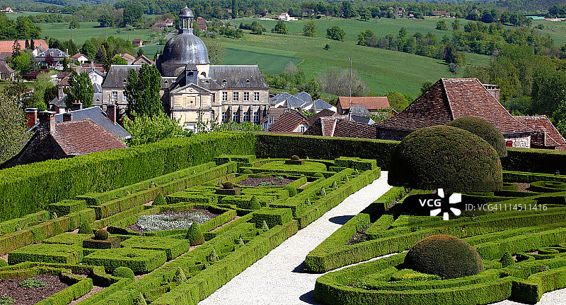 多尔多涅地区的上福尔村图片素材