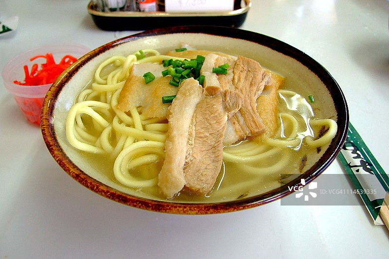 日本宫古岛风味面条图片素材