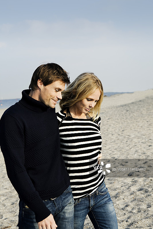 在海滩上图片素材