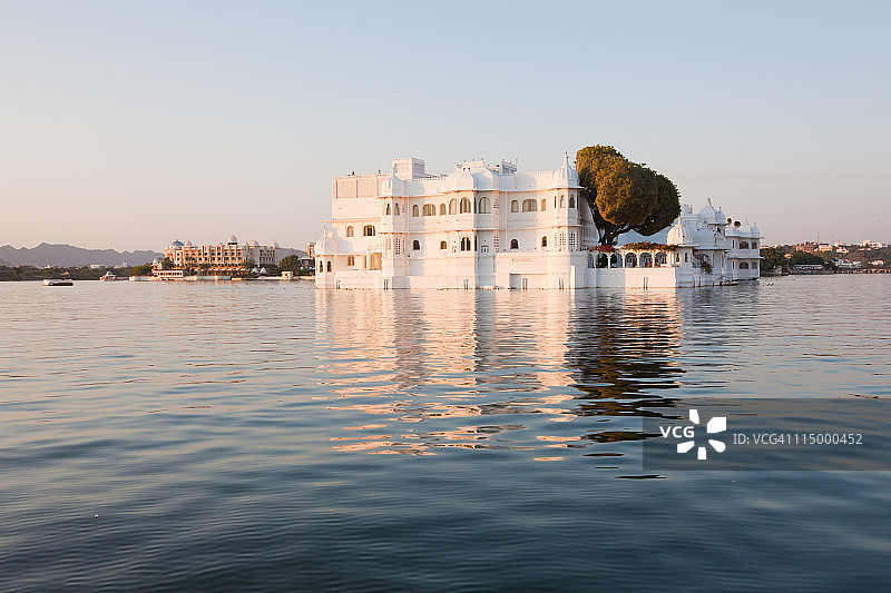 印度乌代布尔的湖宫酒店图片素材