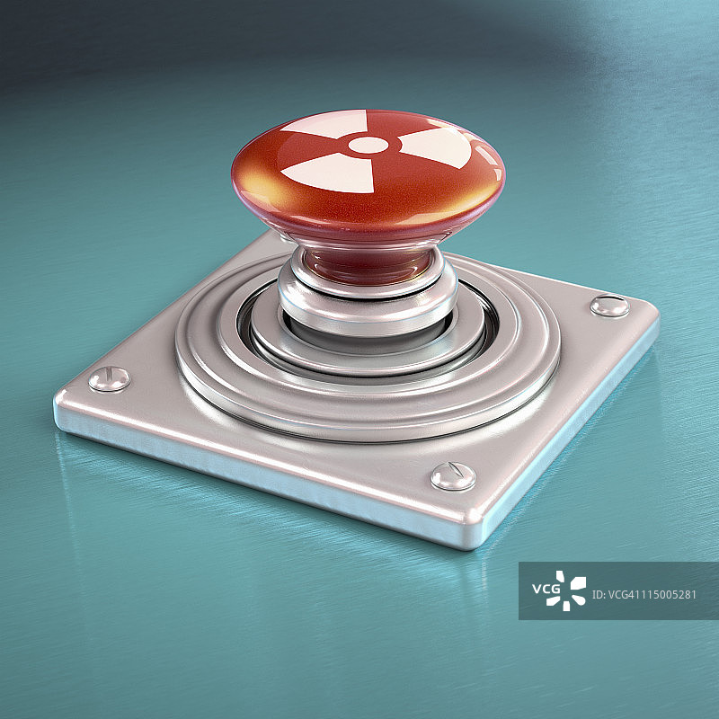 带放射性标志的按钮图片素材