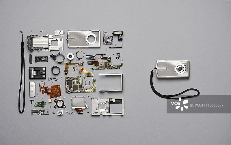 小型相机组件及组装相机图片素材