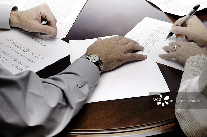 签署遗嘱图片素材