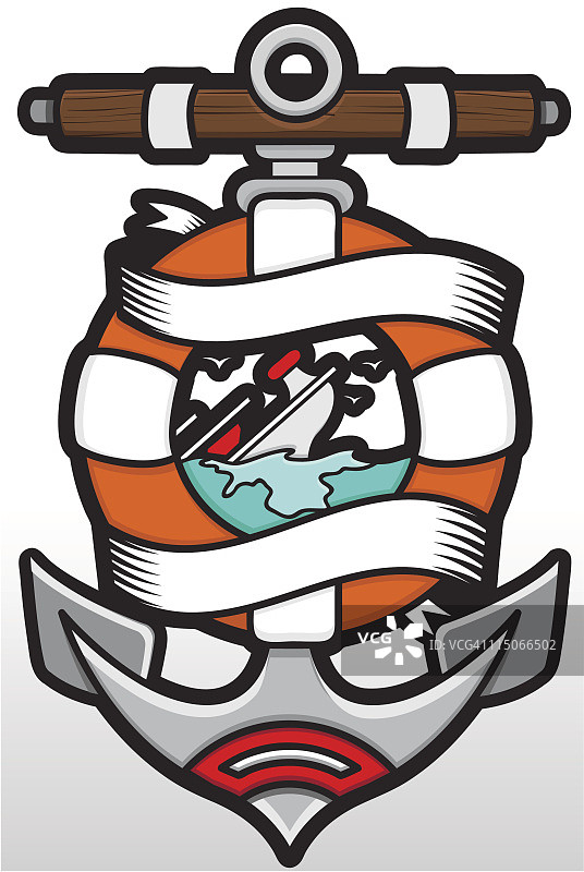 水手的坟墓 - 老式纹身图片素材