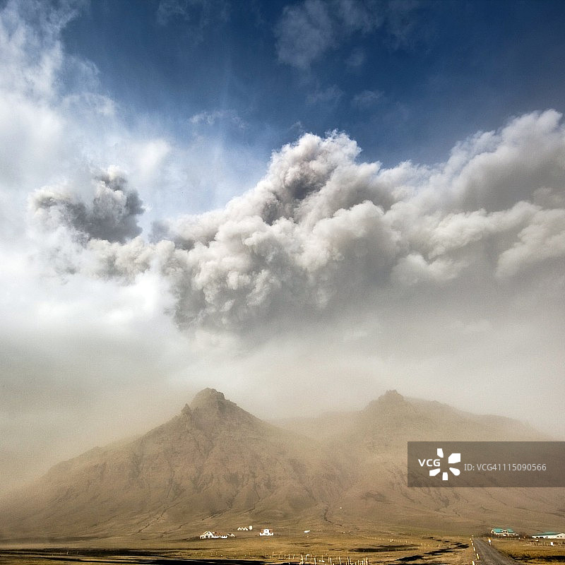 火山灰图片素材