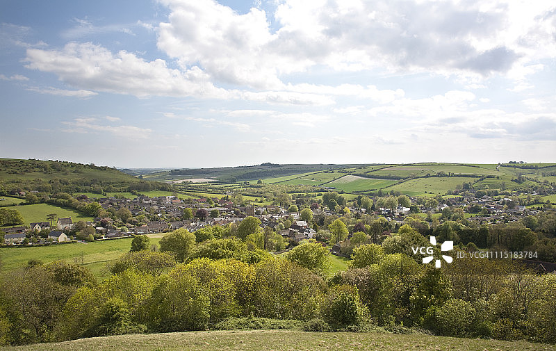 多塞特郡，瑟恩阿巴斯图片素材