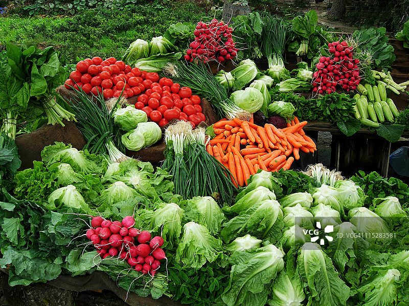 土耳其伊斯坦布尔蔬菜市场图片素材