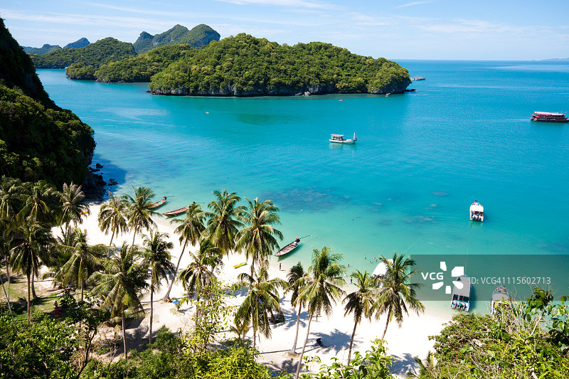 泰国苏梅岛安通国家公园的阳光海滩图片素材