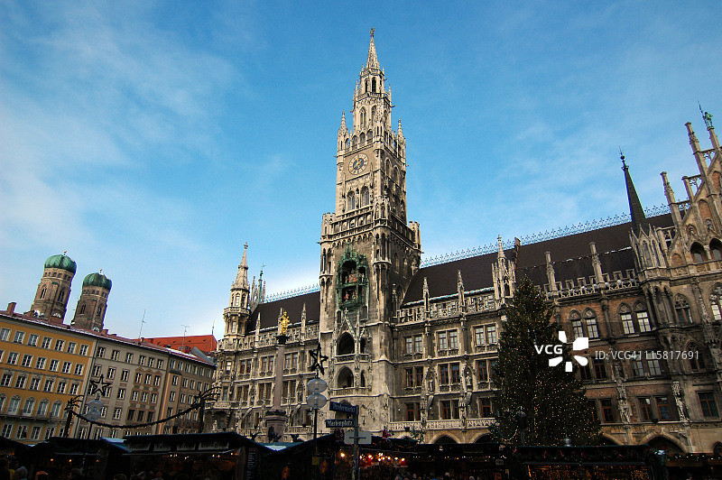 慕尼黑马丽恩广场图片素材