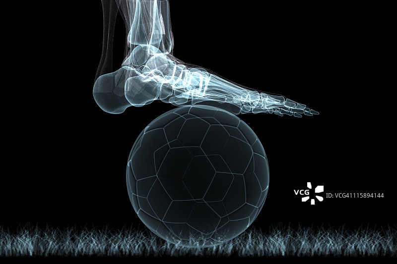 足球X光图片素材