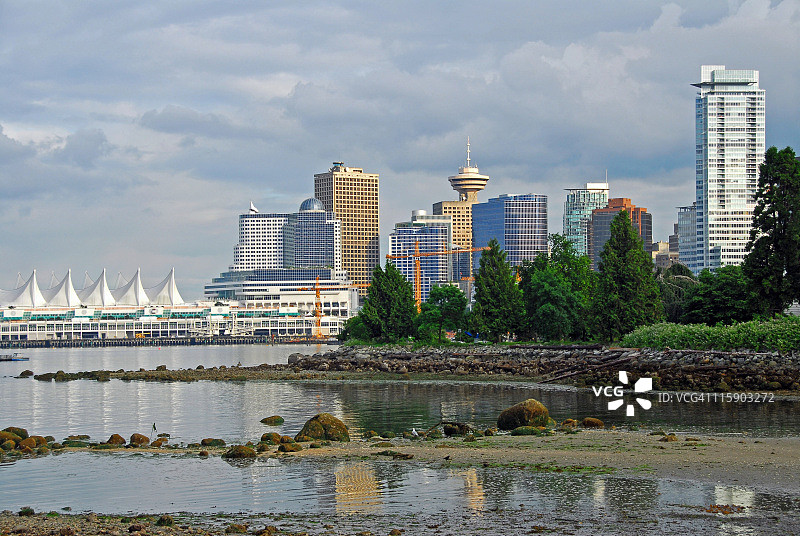 温哥华天际线图片素材