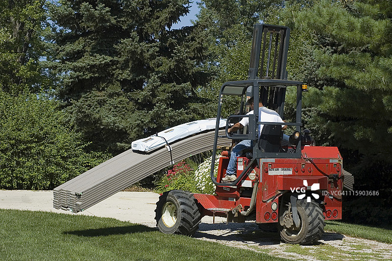 木材运输图片素材