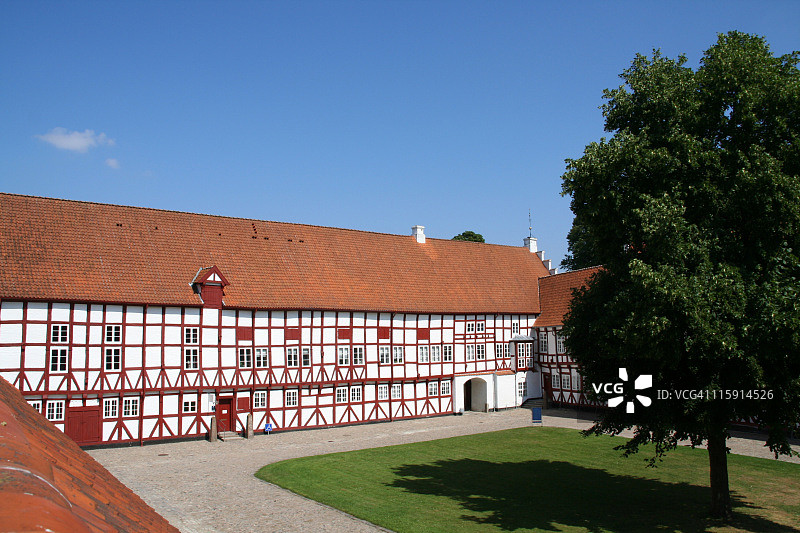 丹麦奥尔堡的奥尔堡胡斯城堡图片素材