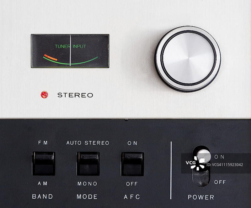 收音机的局部特写图片素材