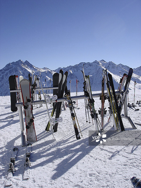 滑雪休息图片素材