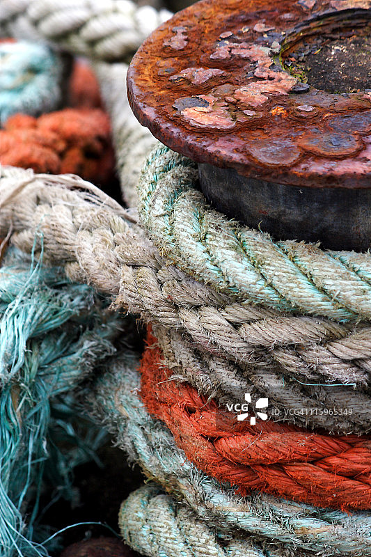 系泊绳图片素材