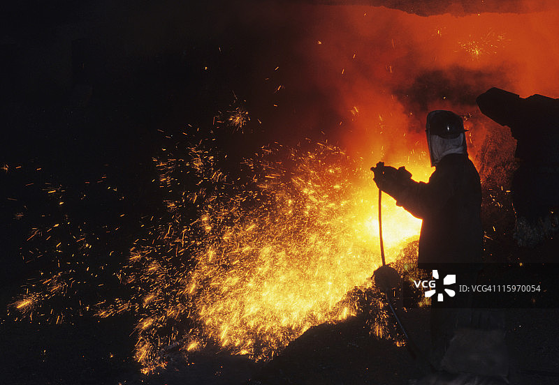 钢铁工人图片素材