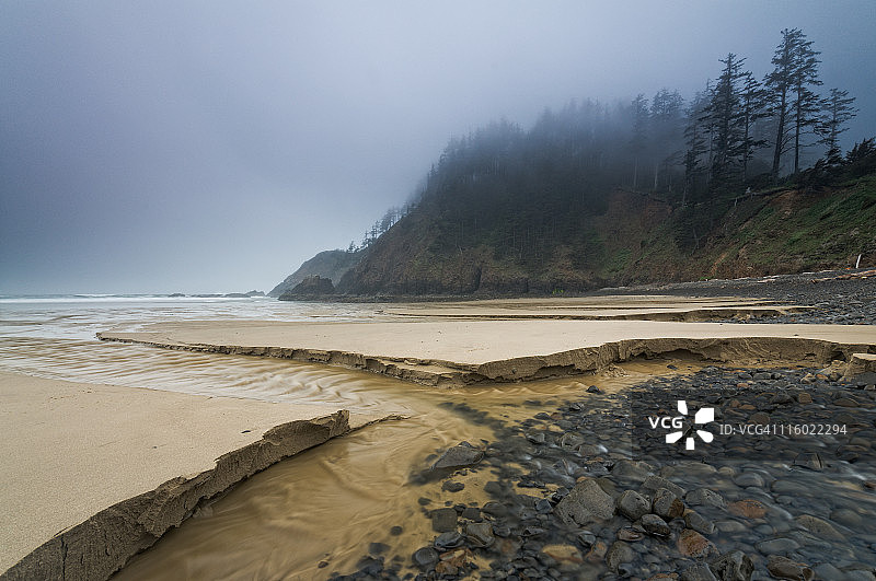 俄勒冈州的印度海滩图片素材