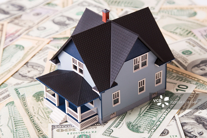 按揭贷款花费象征图片素材