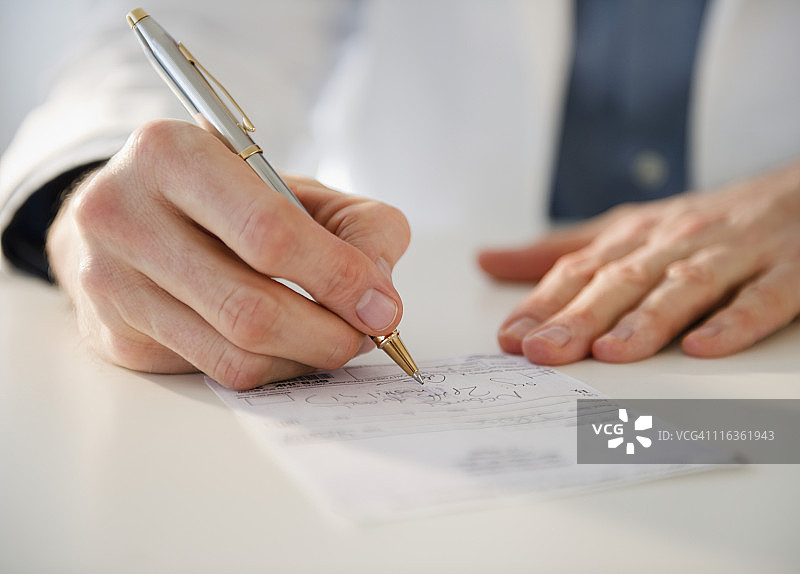 美国新泽西州泽西市手写处方图片素材