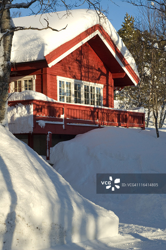 冬季小屋图片素材
