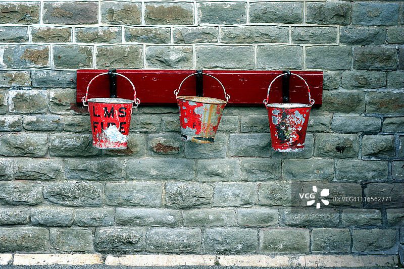 消防水桶图片素材