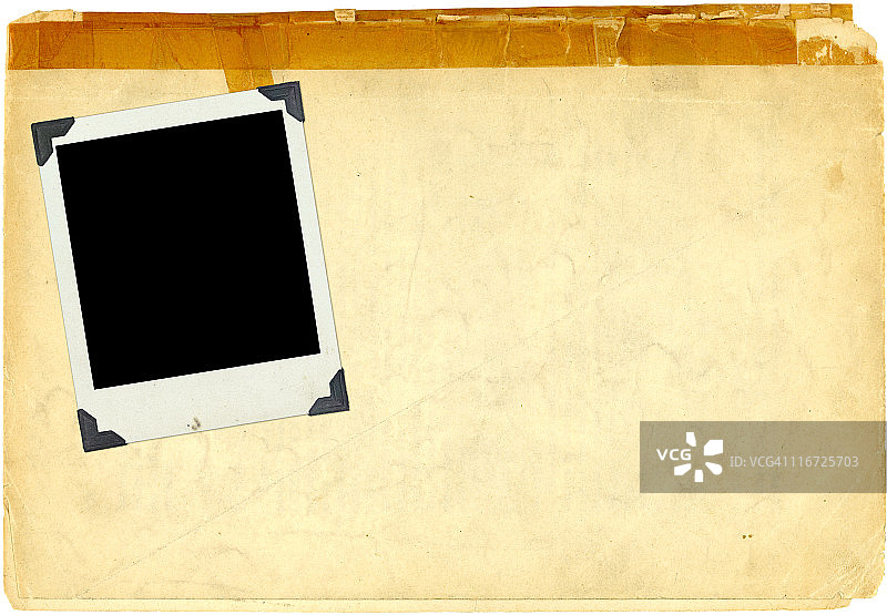 带照片的旧档案图片素材