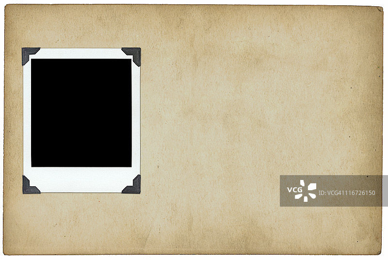 旧卡片上的照片图片素材